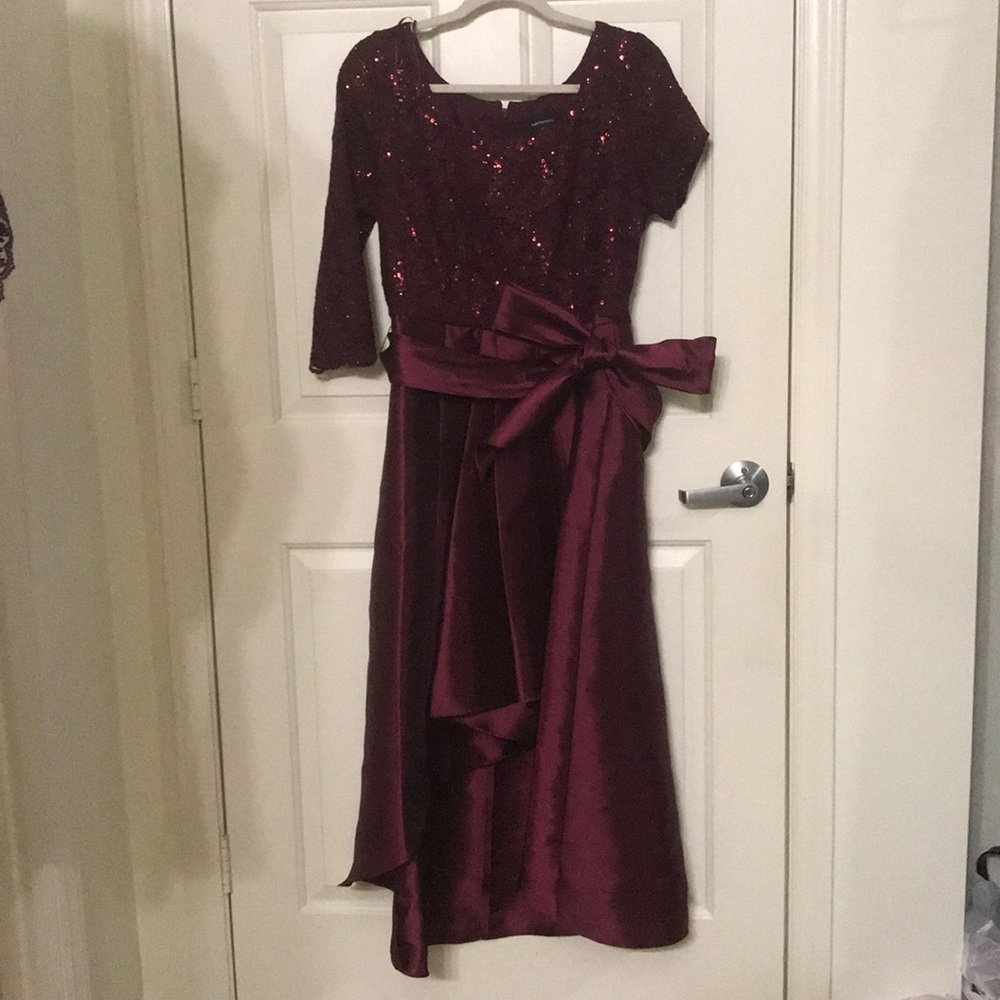 Formal Burgundy Dress